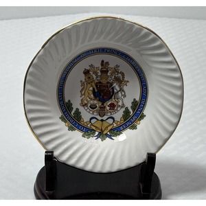 Prince Charles Princess Diana July 1981 Royal Wedding Elizabethan 4-3/4" Plate‎